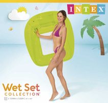 INTEX Křeslo nafukovací Lounges 104x102cm sedačka do vody 3 barvy 56802