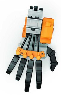 MAC TOYS Robotická ruka funkční model k sestavení stavebnice plast