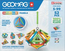 GEOMAG Supercolor Panels 42 dílků Eko magnetická STAVEBNICE