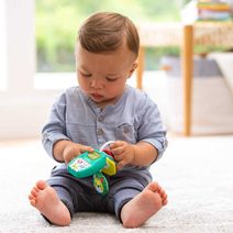 INFANTINO Baby rukavice silikonová chrastící s kousátkem pro miminko