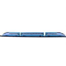 Autobus česky mluvící plast 28cm modrý volný chod na bat. se světem se zvukem v krab. 33x11x10cm