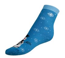 Ponožky Termo sněhulák - 39-42 modrá
