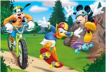 DINO Puzzle Mickey Mouse sportuje 26x18cm skládačka 2x77 dílků