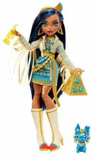 MATTEL MONSTER HIGH Panenka monsterka Cleo De Nile set s fashion doplňky