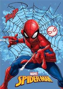 Fleece deka Spiderman pavučina Polyester, 100/140 cm