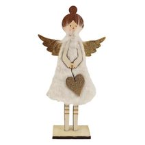 Dekorační anděl D4138/2 - 12.5 x 4.5 x 25 cm