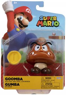 Figurka Nintendo Super Mario 10cm postavička set s doplňkem 5 druhů plast