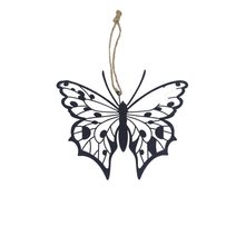 Kovový Motýl k zavěšení K3138 - 14 cm