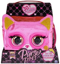 SPIN MASTER Purse Pets interaktivní metalická kabelka Zebra mrká na baterie Zvuk