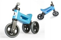 Odrážedlo FUNNY WHEELS Rider Sport modré 2v1, výška sedla 28/30cm nosnost 25kg 18m+ v sáčku