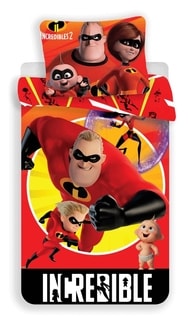 Povlečení Incredibles 02 140x200, 70x90 cm