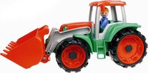 Traktor Zetor s vlekem dřevo 36cm v krabici 42x12,5x13cm