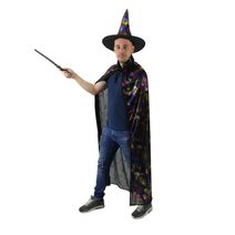 Plášť čarodějnický s kloboukem pro dospělé