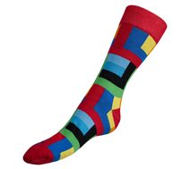 Ponožky Picasso - 43-46 vícebarevné