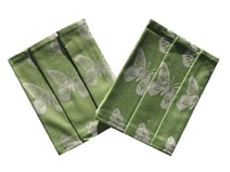 Utěrka Pozitiv Egyptská bavlna 50x70 zelená/bílá - 3 ks