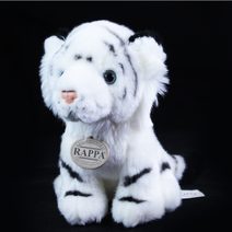 PLYŠ Tygr 25cm sedící bílý Eco-Friendly