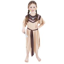 Dětský kostým Indiánka s páskem (M) EKO