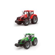 Traktor Zetor s vlekem dřevo 36cm v krabici 42x12,5x13cm