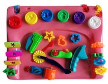 MAC TOYS Cukrárna herní set modelína s nástroji a podnosem na dorty