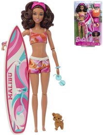 MATTEL BRB Panenka Barbie surfařka herní set s doplňky v krabici