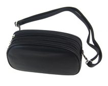 Luxusní Dámská Taška na Notebook - Černý Lak Kroko, Model ST01