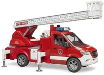 Auto hasiči dodávka 21cm český hlas posádky na baterie Světlo Zvuk CZ