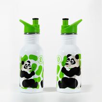 Dětská nerezová láhev na pití Panda Potravinářská nerezová ocel 18/8, 500 ml