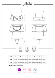 Dokonalý set Blanita bra & skirt - Obsessive