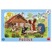 Puzzle 3x55 dílků Peppa Pig Veselé odpoledne 18x18cm skládačka 3v1