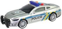 Policejní auto český design na setrvačník s hlášením na baterie Světlo Zvuk CZ
