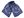 Šátek / šála s ornamentem 75x180 cm (6 modrá delta)