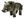 Plyšový pes stafordšírský bulteriér 30 cm černý ECO-FRIENDLY