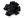 Brož saténový květ s broušenými kamínky Ø7 cm (1 černá)