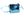 Kabelka / pouzdro na krk s flitry 11x10 cm (6 modrá azurová stříbrná)