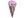 Nažehlovačka jednorožec, zmrzlina s flitry s AB efektem (2 růžová sv. zmrzlina)