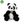 Plyšová panda sedící 30 cm