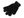Dámské / dívčí žinylkové rukavice (11 černá)