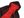 Karnevalový plášť s kapucí (4 (120 cm) černá červená)