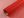 Organza řezaná šíře 16 cm, návin 9 metrů (červená)