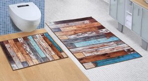 Novinky v koupelnových sadách - koberečky bez vykrojení
