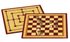 Dáma + mlýn dřevěné kameny společenská hra v krabici 33x23x4cm