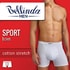 Pánské jednobarevné boxerky Sport BU858445