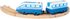BINO Vlak osobní vysokorychlostní modrý Thomas set mašinka s vagonem na baterie