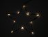 Dekorační vánoční svítící LED hvězda k zavěšení 23 cm