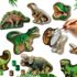 SES CREATIVE Odlévání a malování ze sádry set s formičkami dinosauři
