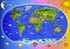 Puzzle XL 300 dílků Mapa světa dětská 47x33cm skládačka v krabici