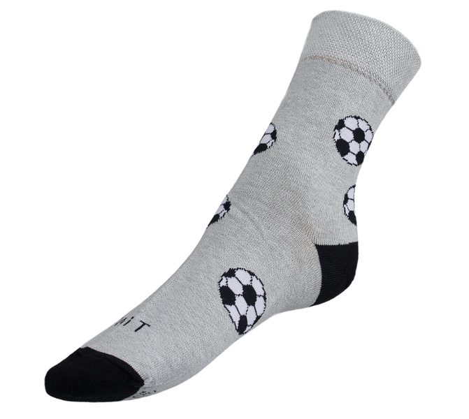 Ponožky Fotbal - 43-46 šedá