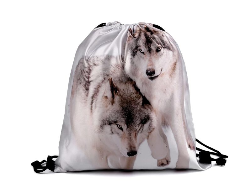 Taška / vak na záda kočka, pes, vlk