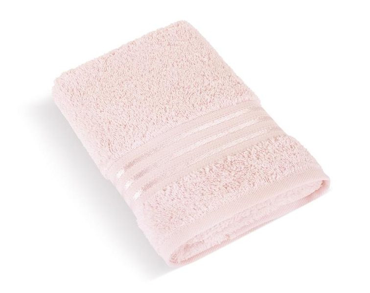 Froté ručník a osuška kolekce Linie - Ručník L/719 - 50x100 cm světle růžová