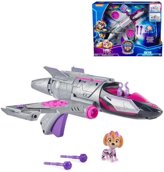 SPIN MASTER Interaktivní letoun s figurkou Skye (Paw Patrol) na baterie Světlo Zvuk